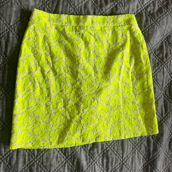 J. Crew bright floral embroidered skirt - Picture 6 of 9